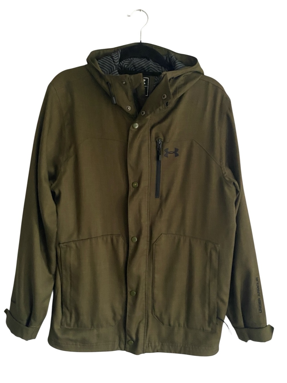 Under Armour Mens ColdGear Infrared Storm 2 Jacket Olive Green Small 1247044